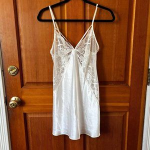 In Bloom by Jonquill - Bridal White Satin & Lace Chemise
